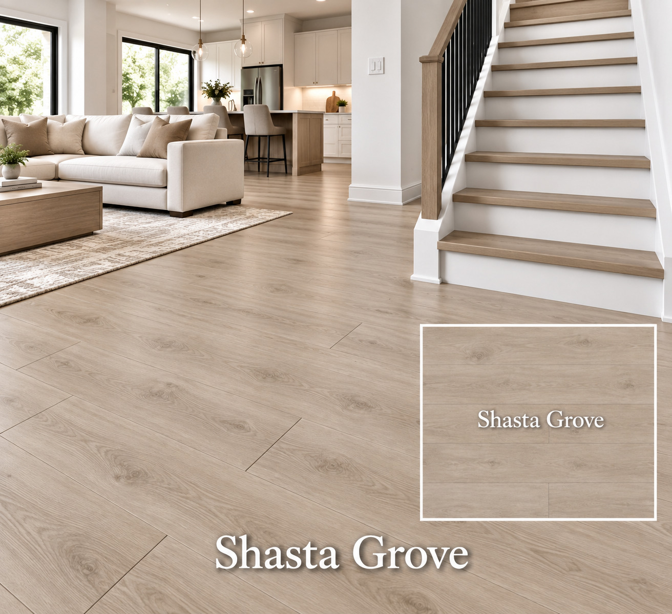 MSI Laurel Reserve Shasta Grove luxury vinyl plank color detail